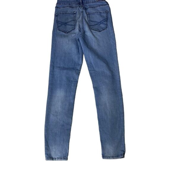 Aeropostale Women's Blue Denim Five Pocket Style High Waisted Jegging Size 2 - Picture 5 of 8